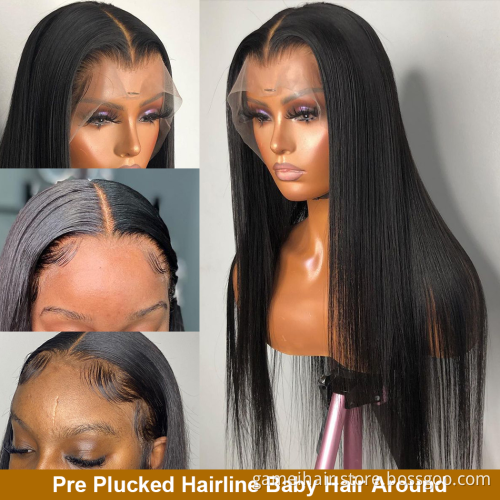 Best Hd Lace Wig Vendor Virgin Human Hair Wig Lacewig For Black Women 100% Raw Indian Human Hair Lace Front Wig